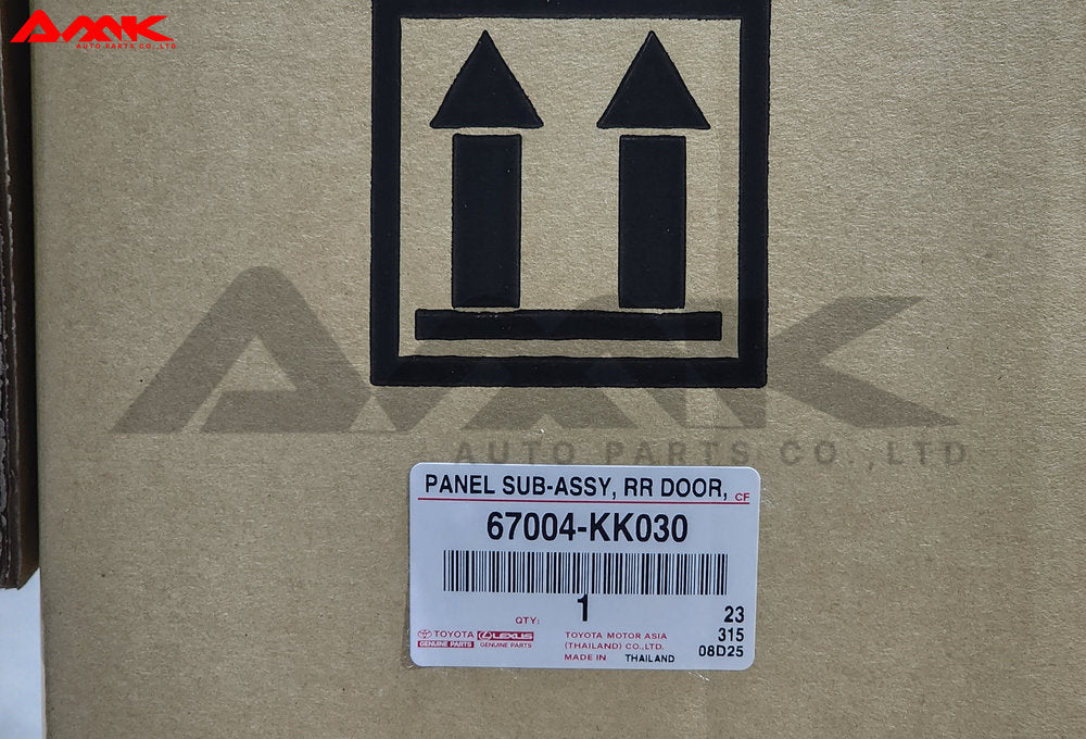 TOYOTA PANEL SUB-ASSY, RR DOOR, LH 67004-KK030