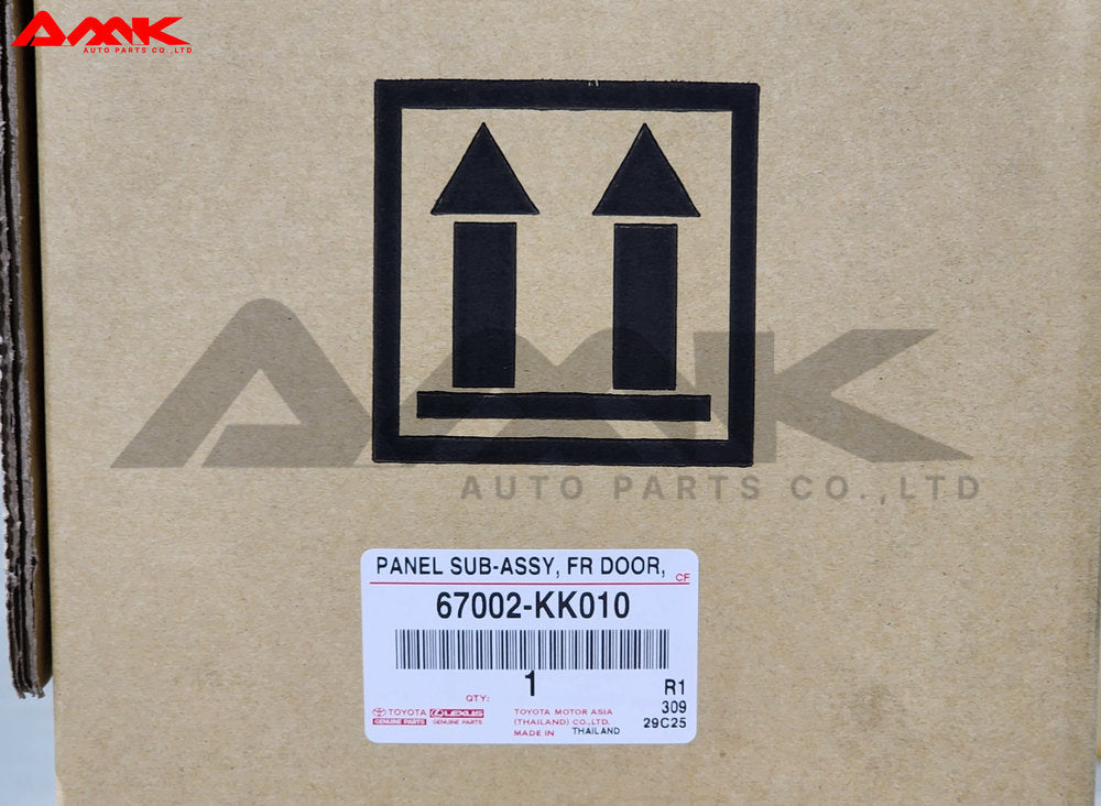 TOYOTA PANEL SUB-ASSY, FR DOOR, LH 67002-KK010