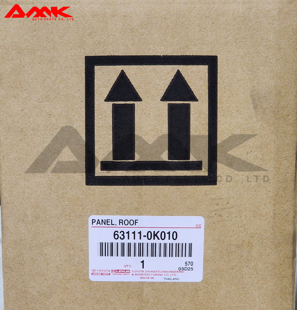 TOYOTA PANEL, ROOF 63111-0K010