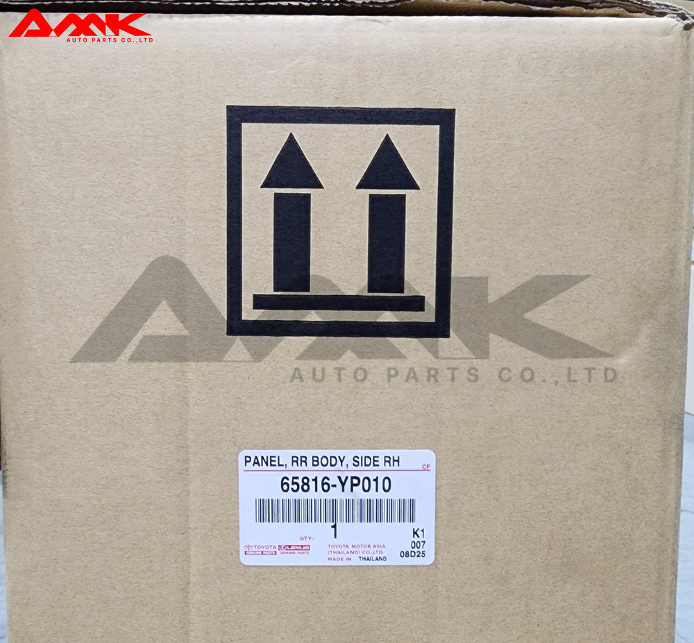TOYOTA PANEL, RR BODY, SIDE RH 65816-YP010