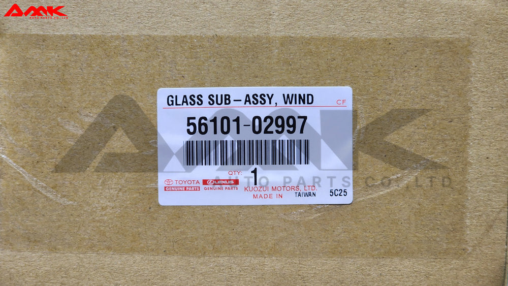 TOYOTA GLASS SUB-ASSY, BACK WINDOW 56101-02997