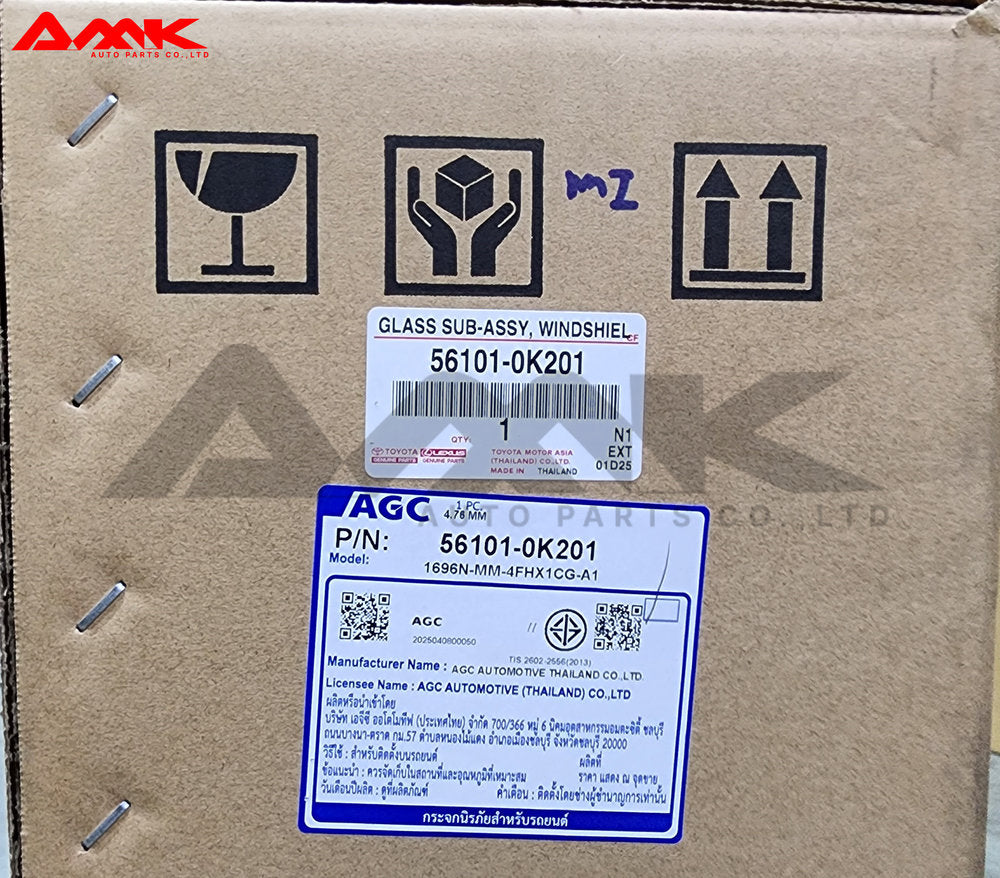 TOYOTA GLASS SUB-ASSY, WINDSHIELD 56101-0K201