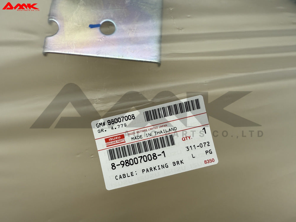 ISUZU CABLE, PARKING BRK 8-98007008-1