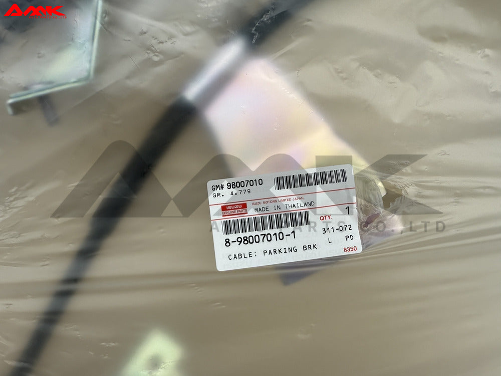 ISUZU CABLE, PARKING BRK 8-98007010-1