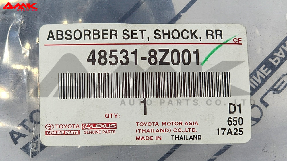 TOYOTA ABSORBER SET, SHOCK, RR 48531-8Z001