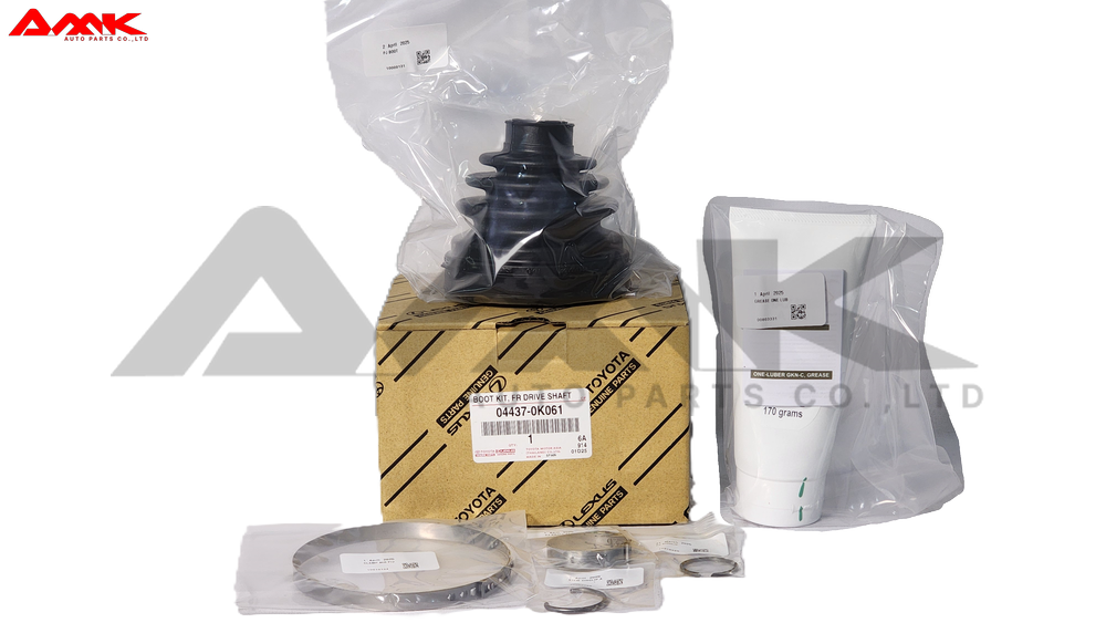 TOYOTA BOOT KIT, FR DRIVE SHAFT INBOARD JT, RH 04437-0K061