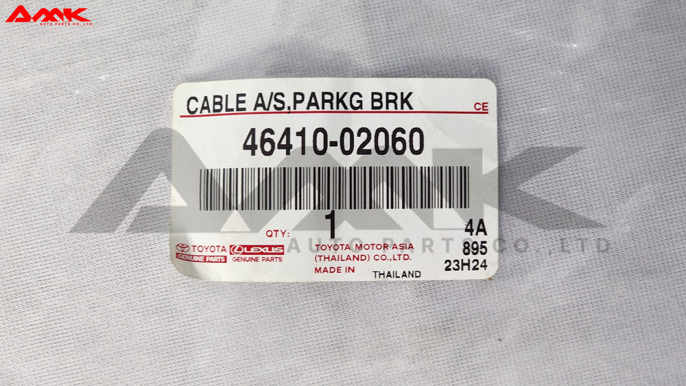 TOYOTA CABLE A/S, PARKING BRAKE 46410-02060