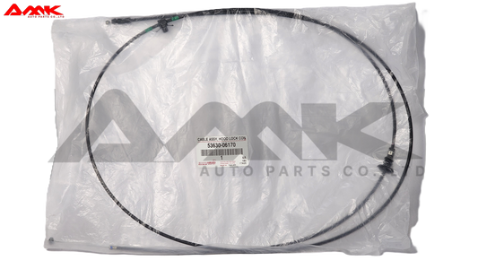 TOYOTA CABLE ASSY, HOOD LOCK CONTROL 53630-06170