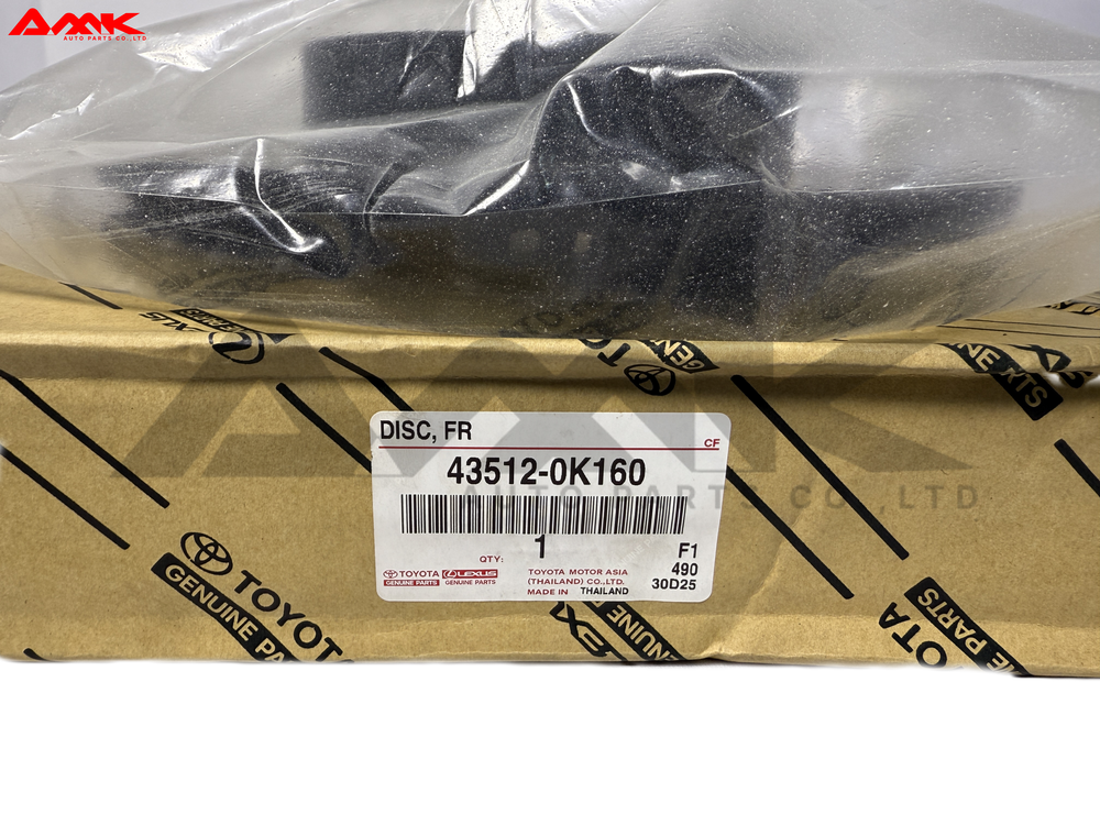 TOYOTA DISC, FR 43512-0K160