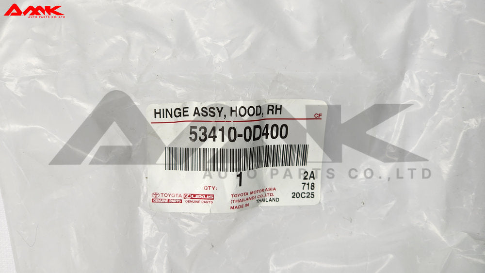 TOYOTA HINGE ASSY, HOOD, RH 53410-0D400