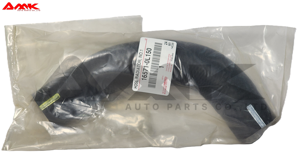 TOYOTA HOSE, RADIATOR, NO.1 16571-0L150