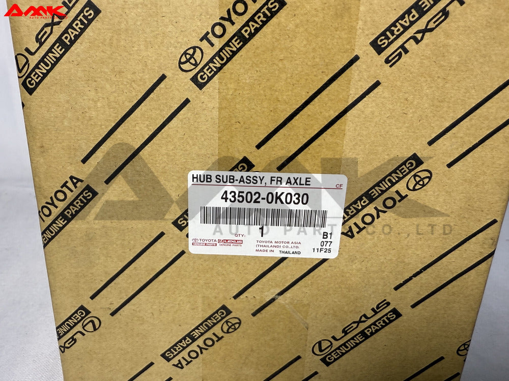TOYOTA, HUB SUB-ASSY, FR AXLE 43502-0K030