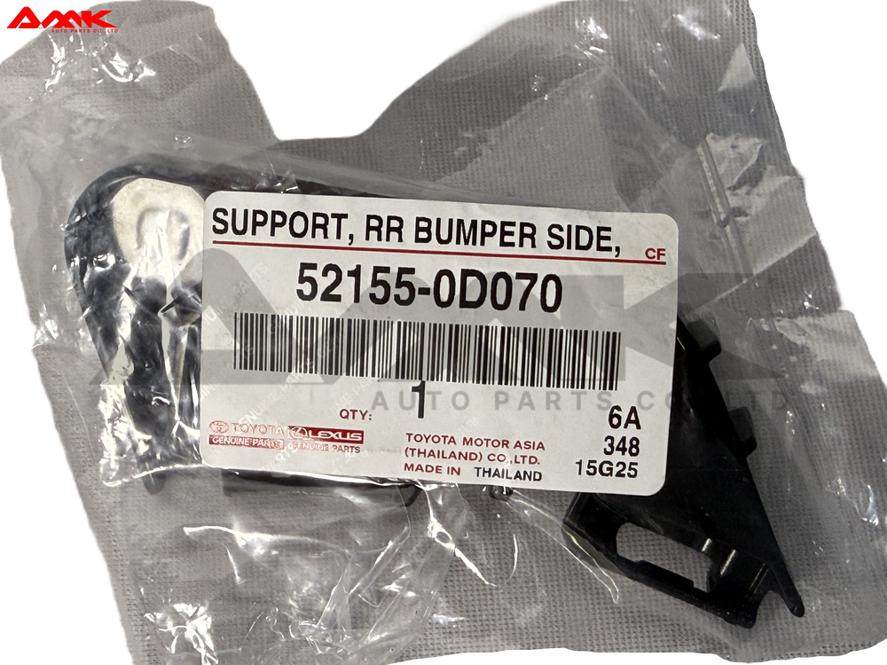TOYOTA SUPPORT, RR BUMPER SIDE, RH 52155-0D070