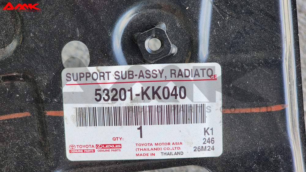 TOYOTA SUPPORT SUB-ASSY, RADIATOR 53201-KK040