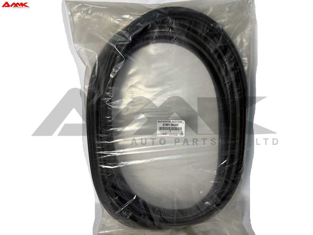 TOYOTA WEATHERSTRIP, BACK DOOR 67881-0K050